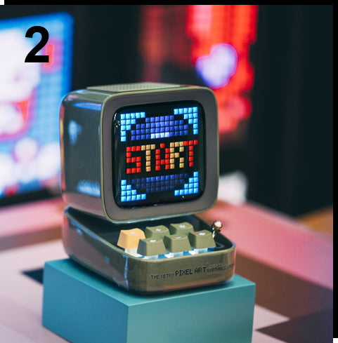 Divoom Ditoo-Pro Retro Pixel Art Bluetooth Speaker