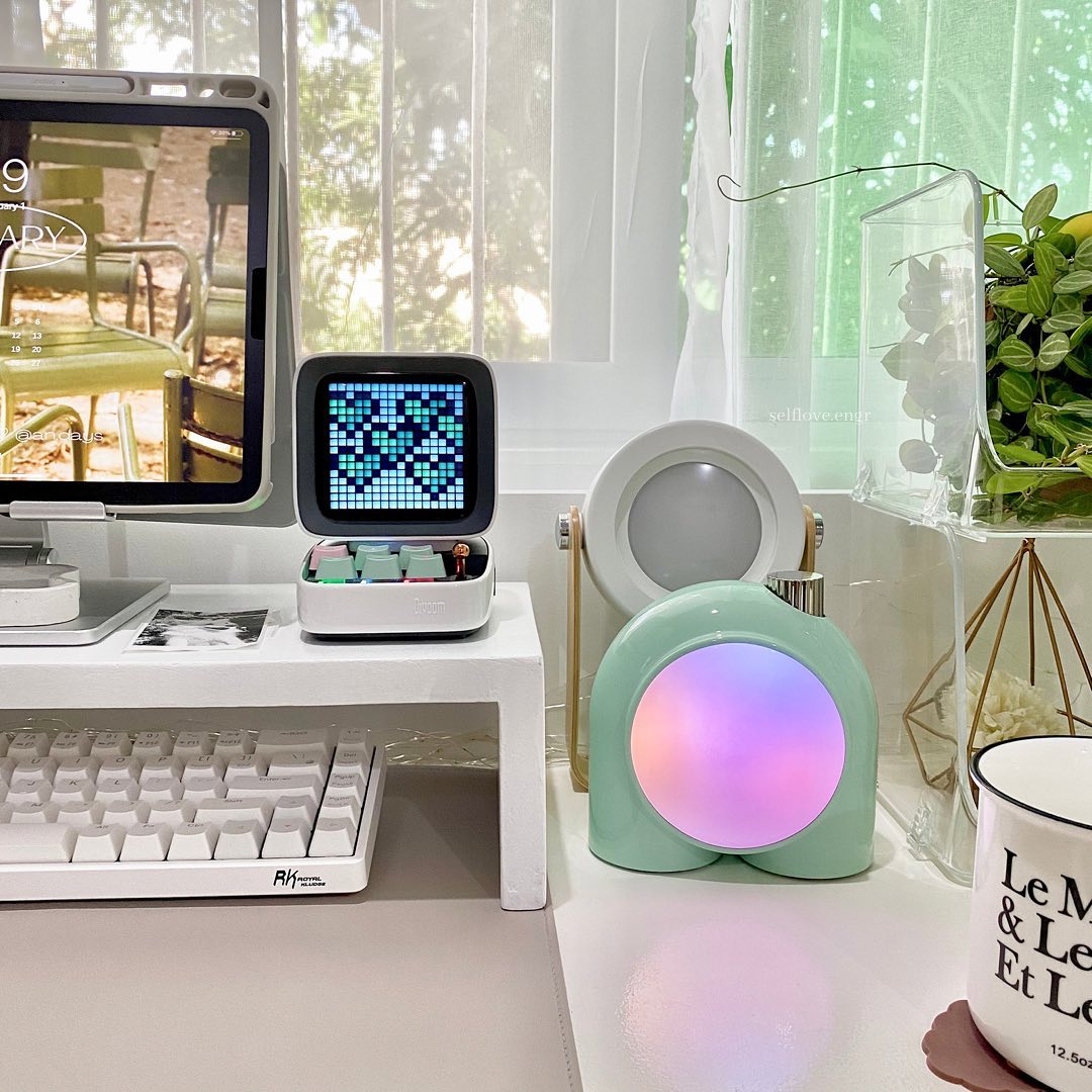 Divoom Zooe Pixel Art Bluetooth Speaker Portable Mini Music Cute Wireless Desk Setup Christmas Gift for Children