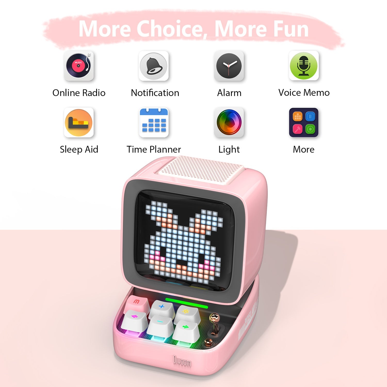 Divoom Ditoo-Pro Retro Pixel Art Bluetooth Speaker