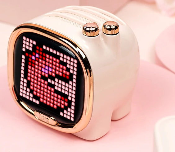 Divoom Zooe Pixel Art Bluetooth Speaker Portable Mini Music Cute Wireless Desk Setup Christmas Gift for Children