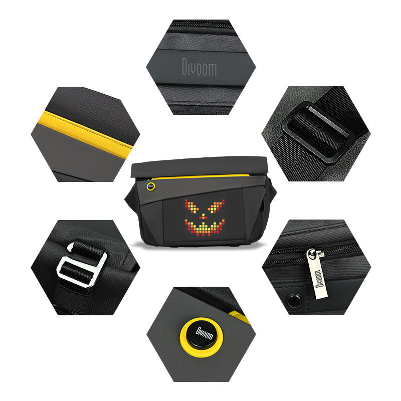 Divoom Sling Bag-V Pixel Art LED Sling Bag