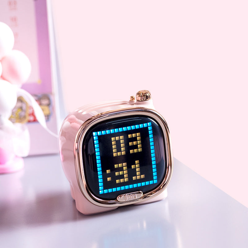 Divoom Zooe Pixel Art Bluetooth Speaker Portable Mini Music Cute Wireless Desk Setup Christmas Gift for Children